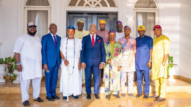 Gov Abiodun Assures Aiyepe Leaders of Road Rehabilitation After High-Level Meeting
