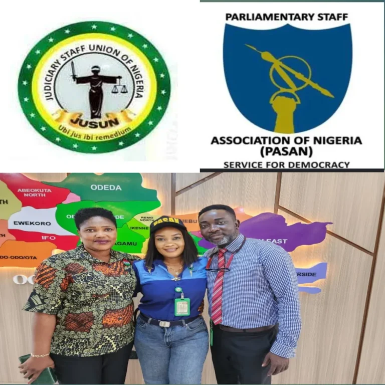 Ogun JUSUN Chairman Hails Emergence of New PASAN Chairman, Aka Oluwafemi, Urges Support