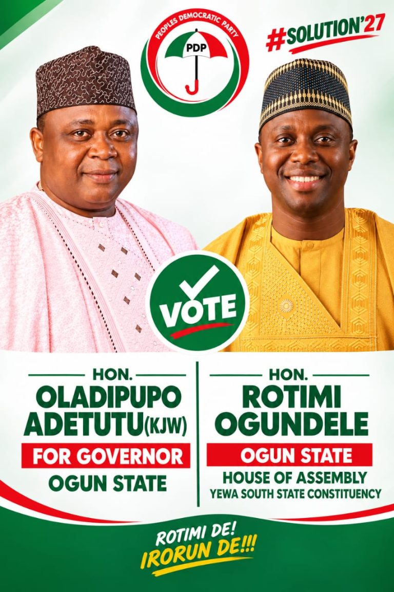 Ogundele Assures Yewa South of Quality Representation As PDP Flags Off 2027 Governorship, Assembly Campaign in Ogun