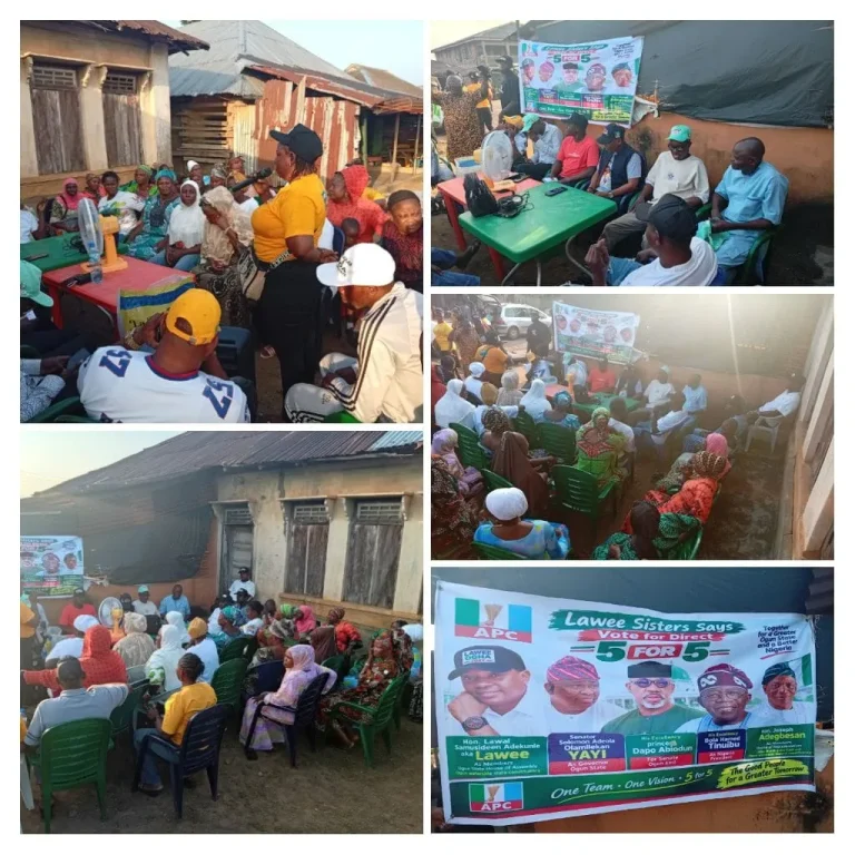 Lawee Sisters group Pledges Support for APC Five-for-Five Campaign in Ogun Waterside